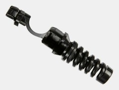 Jandorf CORD PROTECTOR Nylon Black 2pk Pigtail Round Cables Absorbs Forces 61418