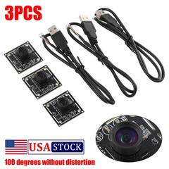 1MP 1280×720 OV9732 USB Camera Module Wide Angle 100° No Distortion PC Android