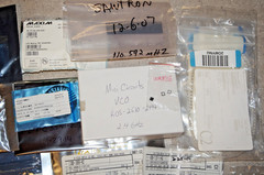 Mixed Lot of Electronic Parts – IC, Op-Amp, Diode, RF Amp, Capacitor, Chips, PCB