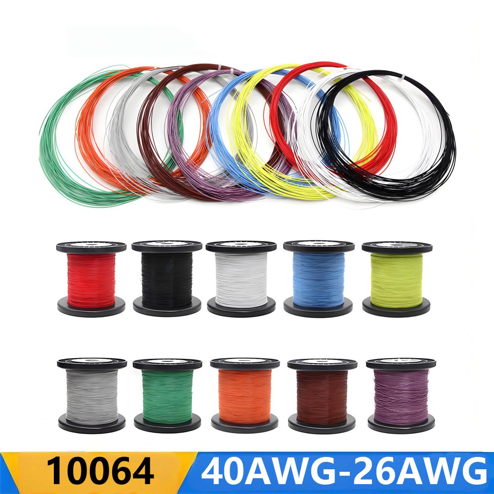 UL10064 Wire Silver Plated Copper 40AWG-28AWG Electronic Single Fine Core Cable