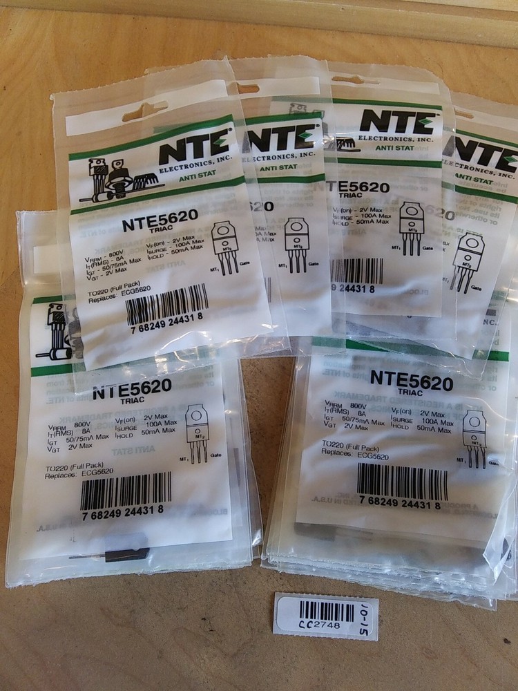 NTE NTE5620 Triac 800V *8A (Lot of 24)