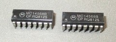 Lot 2 Pcs Motorola MC14568B Programmable Divide By-N 4-Bit Binary BCD Down Co