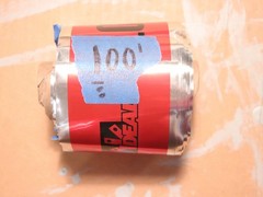 100′ of Detectable Direct Burial Marking Tape Warning Ribbon For Electric Wires