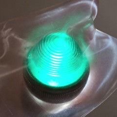 Vtg Drake SMLW 5796-523 Lamp Holder 75W-125V General Instrument GreenLight Cover