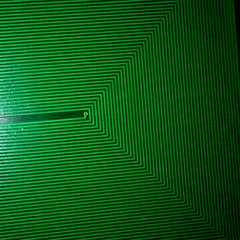 350uh Crystal Radio Spiral Coil Rectangular Printed Circuit Board-Green