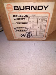 BURNDY YP28U2 CABLOK CRIMPT 4/0 Stranded Conductor (LOT OF 3)