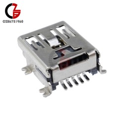 50Pcs Mini USB Type B Female SMT SMD 5-Pin Socket Jack Connector Port PCB Board