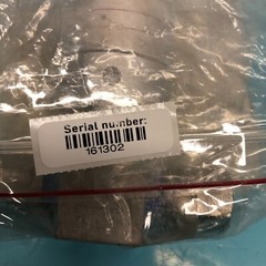 FUJIKIN 316L, 810-55004 VALVE PROCESS GAS,3.5~5kgf/cm*G (0.34-0.49MPa), 161302