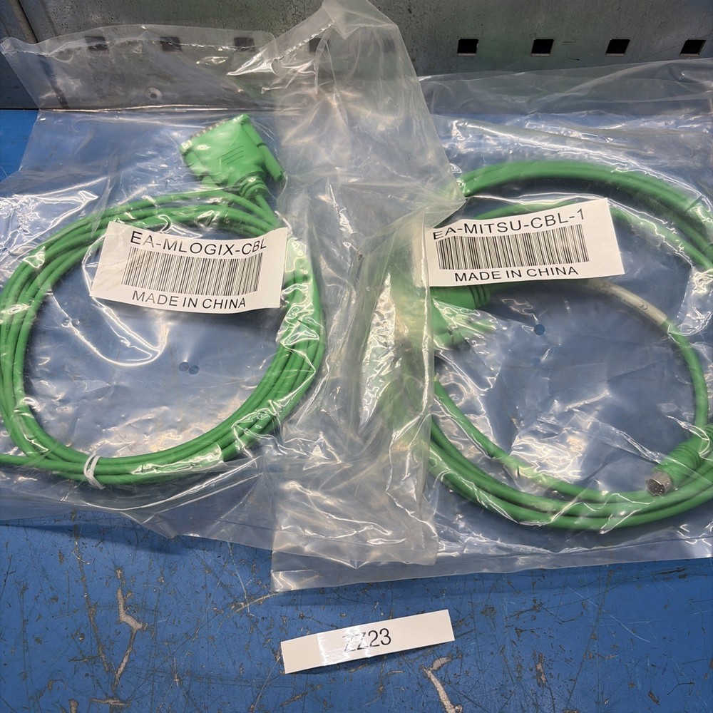 (2) AUTOMATION DIRECT (1) EA-MITSU-CBL-1 & (1) EA-MLOGIX-CBL + Warranty