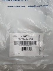 Open Box L-Com ECF504-24AAS USB Female Bulkhead to Male Free Shipping
