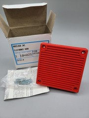 NEW WHEELOCK EH-EL1-R Indoor/Outdoor 24VDC Electronic Horn Red 104025