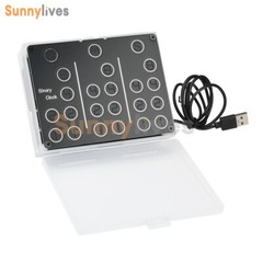 DC5V DIY Clock Kits Electronic Soldering Practice Kit For Learning USB Interface