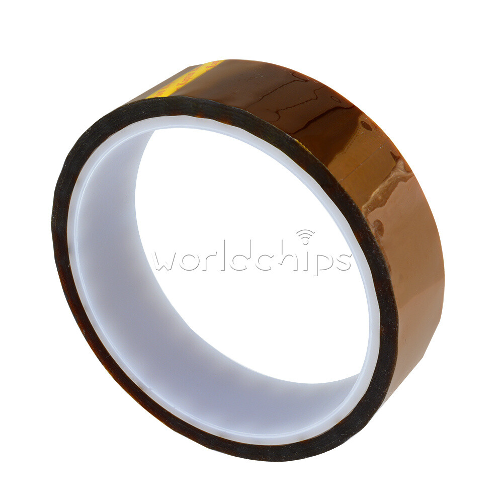 1-10PCS Tape Sticky High Temperature Heat Resistant Polyimide 25mm x 30M