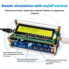 DC 5V CW Morse Code Decoder Circuit Board Welding Practice DIY Electronic Kit