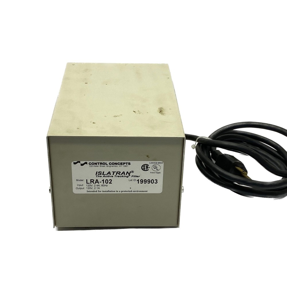 Control Concepts Islatran 120V 2.4A 60Hz Input 120v 2.1A Output Power Supply