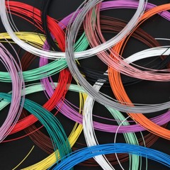 300V Silver Plated Copper Polytetrafluoro PTFE Wire Stranded Cable 30awg 28awg