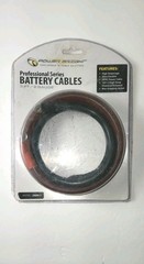 2 AWG Battery Cable 3FT 2 Gauge Copper Battery Inverter Cables with 3/8 in Lugs