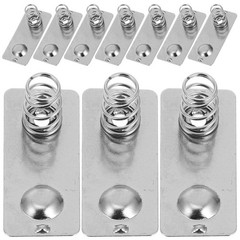 10 Pcs Battery Spring Negative to Positive Contact Nickle Plated
