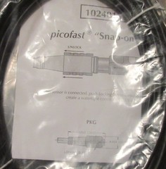 Turck M8 Picofast Female Connector Straight Nickel Plated Brass 6×26 AWG Sealed
