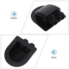 RV Accessory 2-hole Replacement UV-resistant Dual Cable Entry Marine