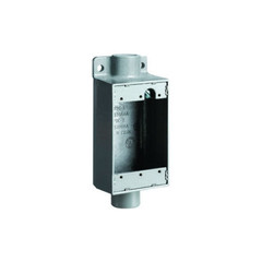 Killark FSC-2M, 3/4″ Hub, 1-Gang, Shallow, Feed-Through, Cast Device Box, 1 pc