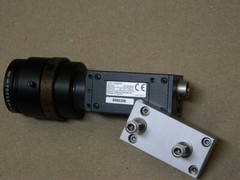 Hitachi KP-M32AN Industrial Vison Camera & Edmunds 35MM 54689 Double Glass Lens