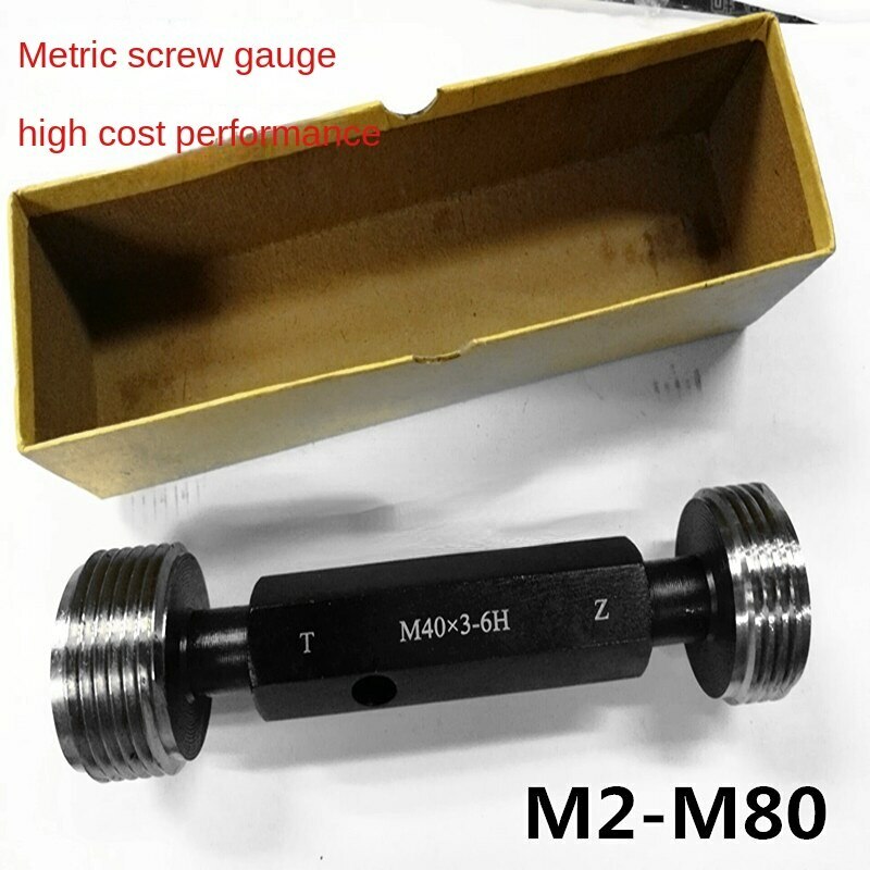 3pc Pass-stop gauge Tooth gauge Thread plug gauge M42 M45 M48 M52*5*4*3*2*1.5