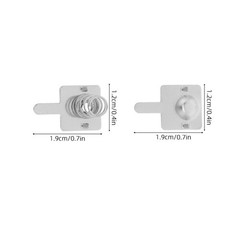 20 Pcs Battery Spring Clip Button Top Adapter Compartment Springs