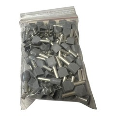 100 Pcs LEGRAND 037690 Insulated Cable End Cap 2×2.5mm² Starfix