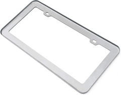 Stainless Steel License Plate Frame 201 Mirror Polished F Color: Mirror Polish