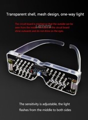 DIY Electronic Kit – Voice Activated LED Glasses – Soldering Project – Teaching