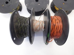 *Lot of 6* Allied Wire & Cable Wire Spool Reels 61-22-7T-9, 07-22-7T-4, 07-20…