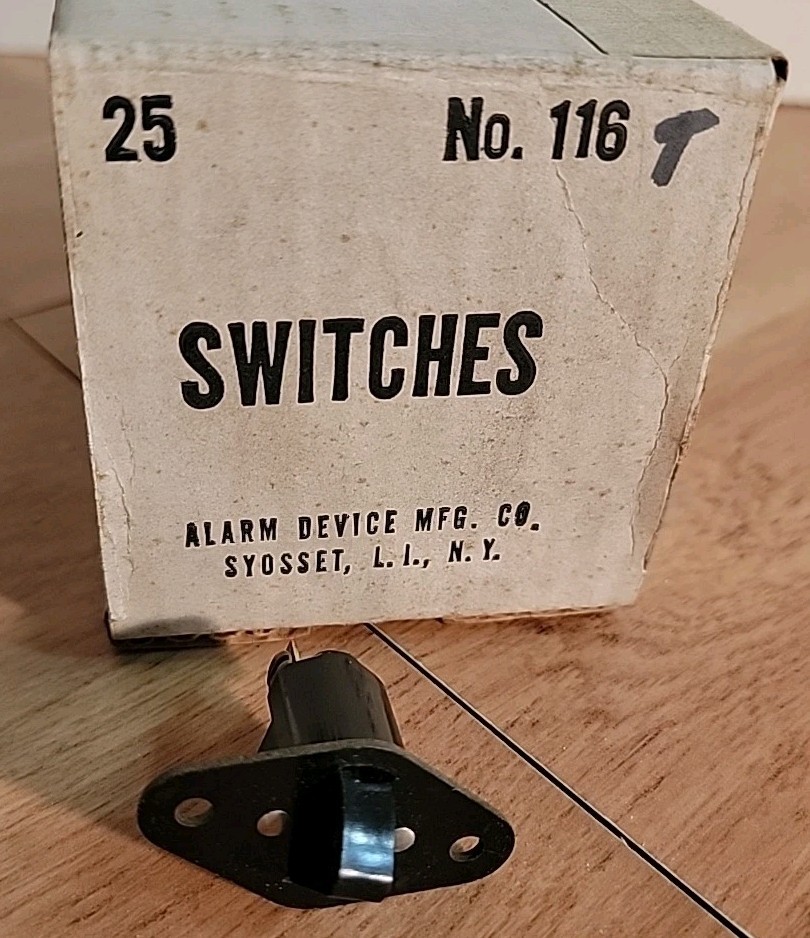 Lot of 20 Ademco 116T Top Door Sensor Switch Closed Circuit USA
