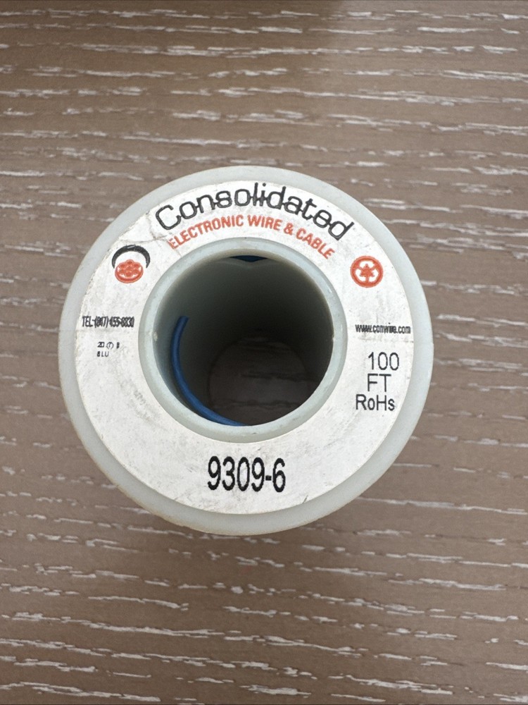 Consolidated Electronic Wire and Cable 100ft Blue