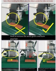 Color Ribbon Coding Machine, Constant Temperature Copper Character Hand Press