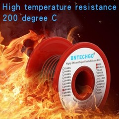 “26 Gauge Silicone Wire Spool Red and Black Each 50ft 2 Separate Wires Flexible