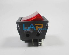 QTY:2 New KCD4-201N-B 30A 250V 2 Positions 4pins Rocker Switch With Lamp