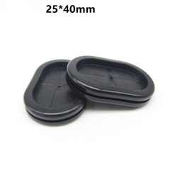 Oval Blanking Grommets Rubber Closed Blind Plug Bung Cable Wiring Protect Bushes