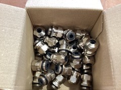 Agro 1060.17.060 Nickel Plated Brass M16 x 1.25 Cable Glands (Box of 30)