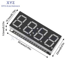 HT16K33 LED Display Module 4 Digit 7 Segment 0.56 inch Time Clock Module I2C