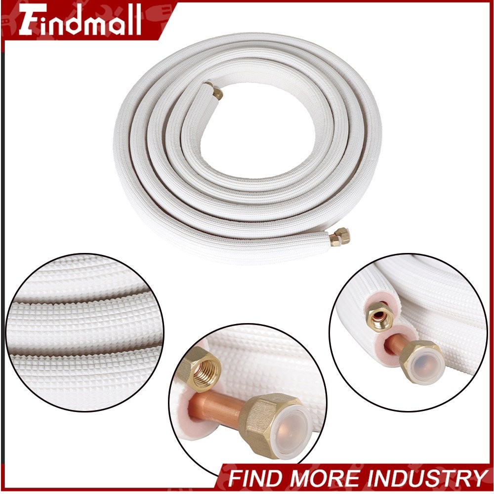 Findmall 1/4″-1/2″ Dia. Three Length Options for Mini Split Heat Pump Systems