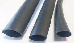 3/4″ BLACK 3:1 Glue Lined Marine Heat Shrink Tube Adhesive U.S.A MADE (1 FOOT)