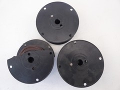 *Lot of 3* Allied Wire & Cable Wire Spool Reels 07-20-10T-1, 9921-9, 07-20-10…