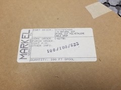 MARKEL aprox 100 FOOT 1/4 NATURAL SPC POLYETHYLENE SPIRAL CABLE WRAP SC51NPEA00