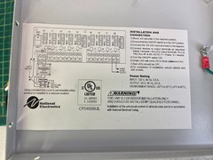 National Electronics Cameras NL-CSD 1482 & 1480 x 7 Units + Control Box