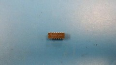(2 PCS) JM38510/00105BCB TTL/H/L SERIES HEX 1-INPUT INVERT GATE CDIP14