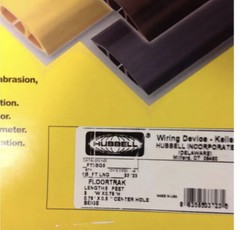 3 – Boxes – HUBBEL FLOORTRAK 5ft BEIGE CABLE FLOOR COVER NEW !!