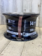 Southwire 500-Feet 14 -AWG Orange Solid Copper THHN Wire New Free Shipping