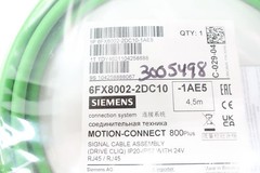 Siemens 6FX8002-2DC10-1AE5 4.5m Cordset Cable
