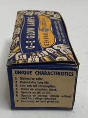 Vintage Box of 10 NOS GE NE-51 Glow Lamps General Electric Bulbs